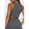 imageAUTOMET Womens 2 Piece Shorts Lounge Sets Two Piece Summer Workout Outfits Beach Vacation Trendy 2025 ClothesGrey