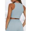 imageAUTOMET Womens 2 Piece Shorts Lounge Sets Two Piece Summer Workout Outfits Beach Vacation Trendy 2025 ClothesSkyblue