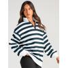 imageAUTOMET Womens Half Zip Oversized Sweatshirts Quarter Pullover Hoodies Long Sleeve Sweaters Fall Outfits Winter ClothesBluewhite