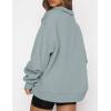 imageAUTOMET Womens Half Zip Oversized Sweatshirts Quarter Pullover Hoodies Long Sleeve Sweaters Fall Outfits Winter ClothesLightgreen