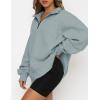 imageAUTOMET Womens Half Zip Oversized Sweatshirts Quarter Pullover Hoodies Long Sleeve Sweaters Fall Outfits Winter ClothesLightgreen