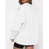 imageAUTOMET Womens Half Zip Oversized Sweatshirts Quarter Pullover Hoodies Long Sleeve Sweaters Fall Outfits Winter ClothesWhite