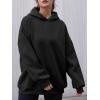 imageAUTOMET Womens Oversized Hoodies Fleece Sweatshirts Hooded Pullover 2025 Fashion Fall Clothes Trendy Outfits Winter SweaterBlack