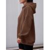 imageAUTOMET Womens Oversized Hoodies Fleece Sweatshirts Hooded Pullover 2025 Fashion Fall Clothes Trendy Outfits Winter SweaterBrown
