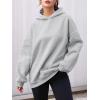 imageAUTOMET Womens Oversized Hoodies Fleece Sweatshirts Hooded Pullover 2025 Fashion Fall Clothes Trendy Outfits Winter SweaterGrey
