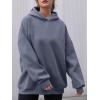 imageAUTOMET Womens Oversized Hoodies Fleece Sweatshirts Hooded Pullover 2025 Fashion Fall Clothes Trendy Outfits Winter SweaterGreyblue