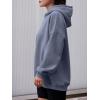 imageAUTOMET Womens Oversized Hoodies Fleece Sweatshirts Hooded Pullover 2025 Fashion Fall Clothes Trendy Outfits Winter SweaterGreyblue