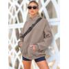 imageAUTOMET Womens Oversized Sweatshirts Fleece Hoodies Long Sleeve Shirts Pullover Fall Outfits 2025 with PocketCoffeegrey