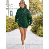 imageAUTOMET Womens Oversized Sweatshirts Fleece Hoodies Long Sleeve Shirts Pullover Fall Outfits 2025 with PocketDarkgreen