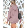imageAUTOMET Womens Oversized Sweatshirts Fleece Hoodies Long Sleeve Shirts Pullover Fall Outfits 2025 with PocketDarkpink