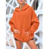 imageAUTOMET Womens Oversized Sweatshirts Fleece Hoodies Long Sleeve Shirts Pullover Fall Outfits 2025 with PocketOrange