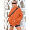 imageAUTOMET Womens Oversized Sweatshirts Fleece Hoodies Long Sleeve Shirts Pullover Fall Outfits 2025 with PocketOrange