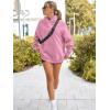 imageAUTOMET Womens Oversized Sweatshirts Fleece Hoodies Long Sleeve Shirts Pullover Fall Outfits 2025 with PocketPink
