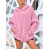 imageAUTOMET Womens Oversized Sweatshirts Fleece Hoodies Long Sleeve Shirts Pullover Fall Outfits 2025 with PocketPink