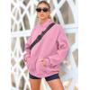 imageAUTOMET Womens Oversized Sweatshirts Fleece Hoodies Long Sleeve Shirts Pullover Fall Outfits 2025 with PocketPink