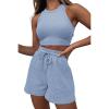 imageAUTOMET Womens 2 Piece Shorts Lounge Sets Two Piece Summer Workout Outfits Beach Vacation Trendy 2025 ClothesRoyalblue