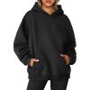 imageAUTOMET Womens Oversized Sweatshirts Fleece Hoodies Long Sleeve Shirts Pullover Fall Outfits 2025 with PocketBlack
