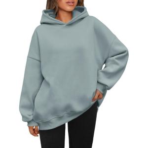 imageAUTOMET Womens Oversized Hoodies Fleece Sweatshirts Hooded Pullover 2025 Fashion Fall Clothes Trendy Outfits Winter SweaterLightgreen