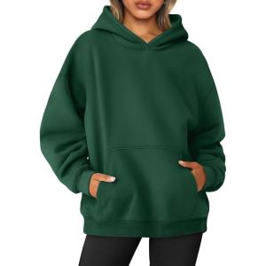 imageAUTOMET Womens Oversized Sweatshirts Fleece Hoodies Long Sleeve Shirts Pullover Fall Outfits 2025 with PocketDarkgreen