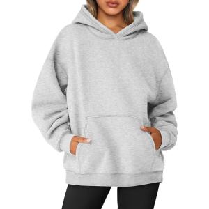 imageAUTOMET Womens Oversized Sweatshirts Fleece Hoodies Long Sleeve Shirts Pullover Fall Outfits 2025 with PocketGrey