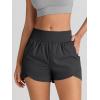imageAUTOMET Womens Athletic Shorts High Waisted Running Shorts Gym Workout Shorts Casual Comfy Sport Shorts with Pockets 2025Black