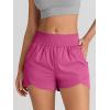 imageAUTOMET Womens Athletic Shorts High Waisted Running Shorts Gym Workout Shorts Casual Comfy Sport Shorts with Pockets 2025Magenta