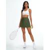 imageAUTOMET Womens Mini Tennis Skirt with Shorts Underneath 2025 Athletic Workout Cute Golf Skorts Trendy Summer Gym ClothesArmygreen