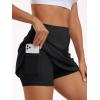imageAUTOMET Womens Mini Tennis Skirt with Shorts Underneath 2025 Athletic Workout Cute Golf Skorts Trendy Summer Gym ClothesBlack