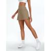 imageAUTOMET Womens Mini Tennis Skirt with Shorts Underneath 2025 Athletic Workout Cute Golf Skorts Trendy Summer Gym ClothesCoffe Grey