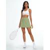 imageAUTOMET Womens Mini Tennis Skirt with Shorts Underneath 2025 Athletic Workout Cute Golf Skorts Trendy Summer Gym ClothesGreen