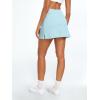 imageAUTOMET Womens Mini Tennis Skirt with Shorts Underneath 2025 Athletic Workout Cute Golf Skorts Trendy Summer Gym ClothesLightblue