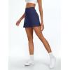 imageAUTOMET Womens Mini Tennis Skirt with Shorts Underneath 2025 Athletic Workout Cute Golf Skorts Trendy Summer Gym ClothesNavy Blue