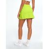 imageAUTOMET Womens Mini Tennis Skirt with Shorts Underneath 2025 Athletic Workout Cute Golf Skorts Trendy Summer Gym ClothesNeon