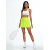 imageAUTOMET Womens Mini Tennis Skirt with Shorts Underneath 2025 Athletic Workout Cute Golf Skorts Trendy Summer Gym ClothesNeon