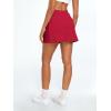 imageAUTOMET Womens Mini Tennis Skirt with Shorts Underneath 2025 Athletic Workout Cute Golf Skorts Trendy Summer Gym ClothesRed