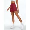 imageAUTOMET Womens Mini Tennis Skirt with Shorts Underneath 2025 Athletic Workout Cute Golf Skorts Trendy Summer Gym ClothesWine Red