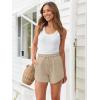 imageAUTOMET Womens Summer Shorts Casual Sweat Athletic Spring Outfits Beach Vacation Clothes Comfy Fall Fashion 2025Khaki
