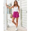 imageAUTOMET Womens Summer Shorts Casual Sweat Athletic Spring Outfits Beach Vacation Clothes Comfy Fall Fashion 2025Purplered