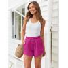 imageAUTOMET Womens Summer Shorts Casual Sweat Athletic Spring Outfits Beach Vacation Clothes Comfy Fall Fashion 2025Purplered