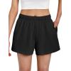 imageAUTOMET Womens Sweat Shorts Trendy Casual Athletic Running Summer Vacation Outfits Comfy 2025 Fashion Workout ClothingBlack