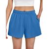 imageAUTOMET Womens Sweat Shorts Trendy Casual Athletic Running Summer Vacation Outfits Comfy 2025 Fashion Workout ClothingBlue