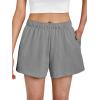 imageAUTOMET Womens Sweat Shorts Trendy Casual Athletic Running Summer Vacation Outfits Comfy 2025 Fashion Workout ClothingCharcoalgrey