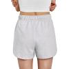 imageAUTOMET Womens Sweat Shorts Trendy Casual Athletic Running Summer Vacation Outfits Comfy 2025 Fashion Workout ClothingGrey
