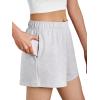 imageAUTOMET Womens Sweat Shorts Trendy Casual Athletic Running Summer Vacation Outfits Comfy 2025 Fashion Workout ClothingGrey