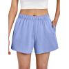 imageAUTOMET Womens Sweat Shorts Trendy Casual Athletic Running Summer Vacation Outfits Comfy 2025 Fashion Workout ClothingLightblue