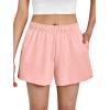 imageAUTOMET Womens Sweat Shorts Trendy Casual Athletic Running Summer Vacation Outfits Comfy 2025 Fashion Workout ClothingPink