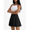 imageAUTOMET Womens Tennis Skirt with Shorts Underneath Flowy Mini Athletic Golf Skorts with Pockets 2025 Pleated Summer OutfitsBlack