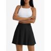 imageAUTOMET Womens Tennis Skirt with Shorts Underneath Flowy Mini Athletic Golf Skorts with Pockets 2025 Pleated Summer OutfitsBlack