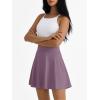 imageAUTOMET Womens Tennis Skirt with Shorts Underneath Flowy Mini Athletic Golf Skorts with Pockets 2025 Pleated Summer OutfitsCoffee Grey
