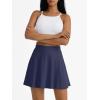 imageAUTOMET Womens Tennis Skirt with Shorts Underneath Flowy Mini Athletic Golf Skorts with Pockets 2025 Pleated Summer OutfitsNavy Blue